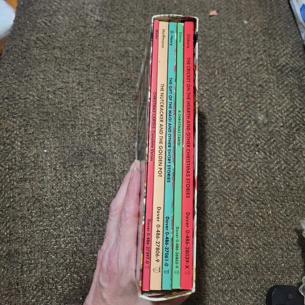 Christmas Stories and Songs Five Volumes Dover Thrift Editions Boxed Set‎ 1994